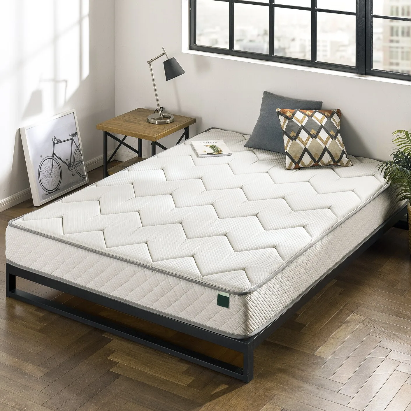 Super comfortable euro top full size pocket spring coils mattress queen king president mattresses