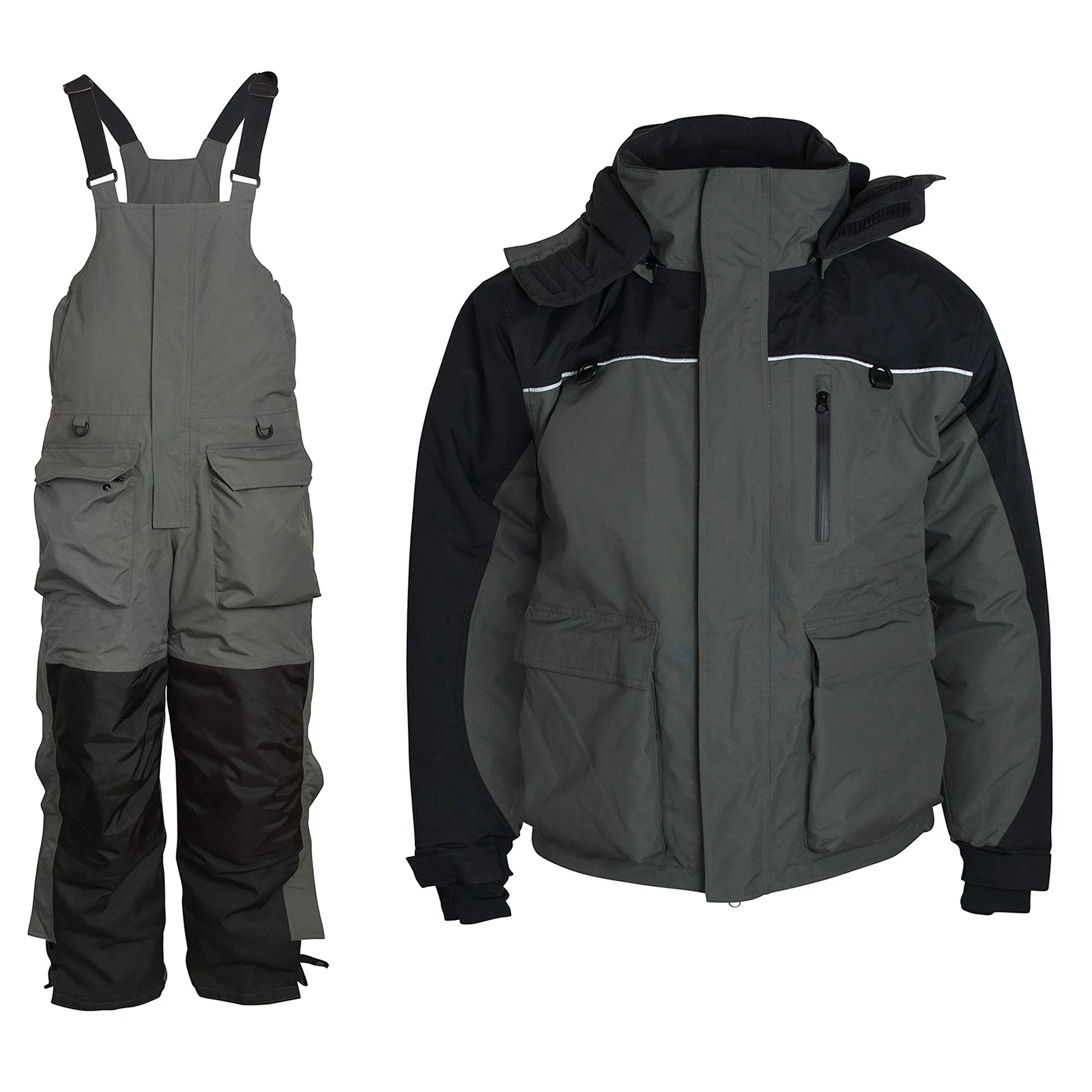 WindRider Ice Fishing Suit Insulated Bibs And Jacket