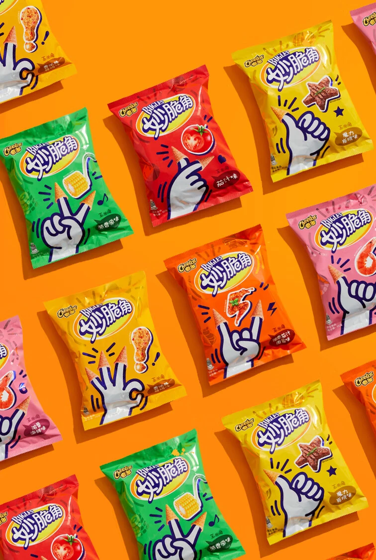 Wholesale Cheetos Chips 65g Tomato Seafood Flavor Cheetos Bugle Corn