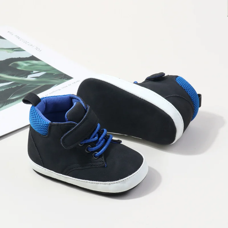 Wholesale Soft Sole Newborn Toddler Baby Shoes for Boys Baby Sneakers Spring Autumn 2024 supplier