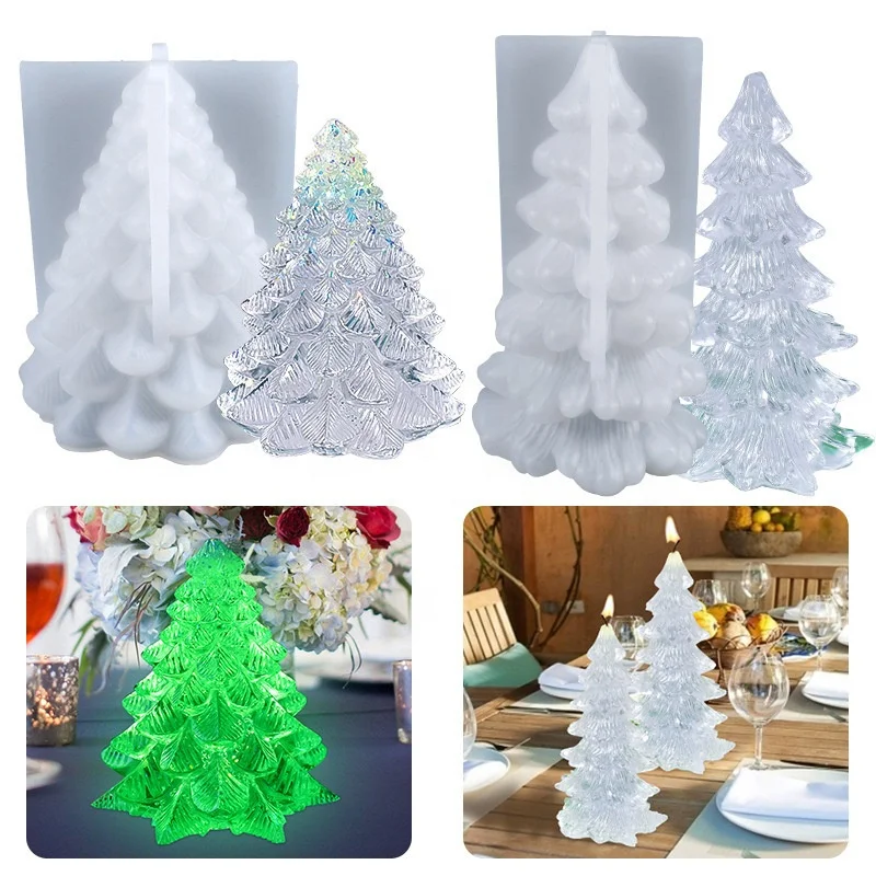 christmas promtation new arrival christmas tree decoration star decoration pendant resin mold candle handmade DIY tools