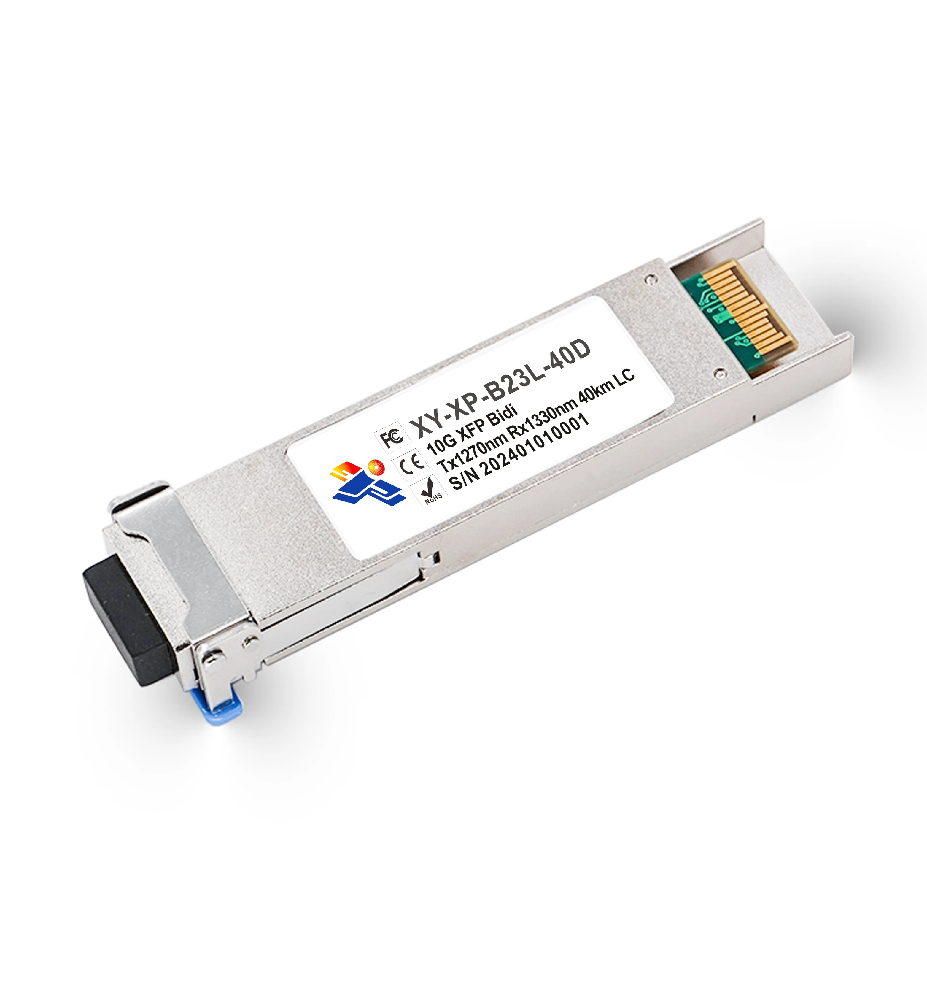 10g Bidi 40km 1270nm 1330nm Lc Ddm Optical Transceiver Smf Xfp Module