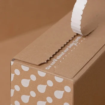 Custom Self-adhesive Zip Lock Postal Mailing Mailer Boxes Corrugated Tear Strips Shipping Boxes