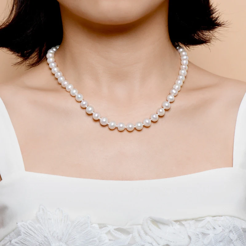 10mm Freshwater Pearl Necklace 