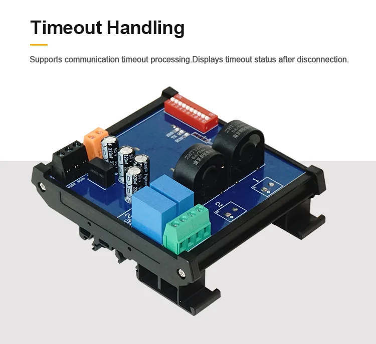 product huaqingjun 2 channel rs485 current voltage transformer detect module high precision rs485 communication acquisition module483-6