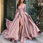 Gowns Evening KCYA Wedding Prom Dresses V Neck Bridesmaid Dress Big Swing Gowns For Women Evening Dresses