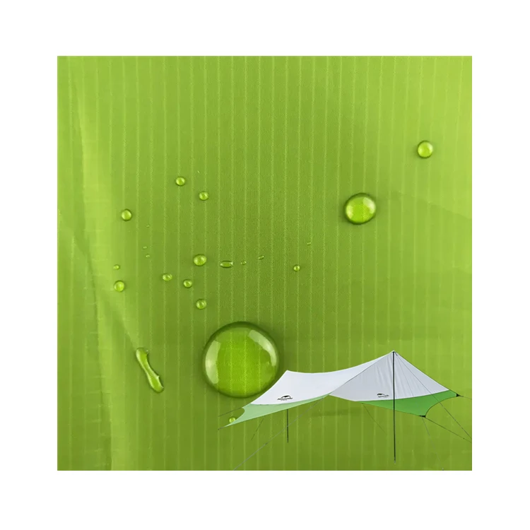 High Quality D Ultralight Ripstop Nylon Fabric Waterproof Pu Coated