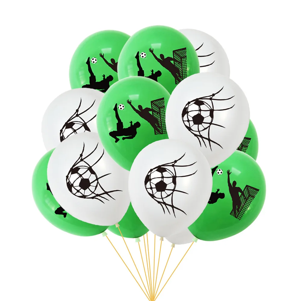 Football Theme Balloons Latex Helium Boys Soccer Party Decorations 8pk Sports 