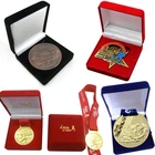 Military Coin All Kinds Of Medals Cheap Custom Military Sport Medallion Coin Gifts Medal Presentation With Velvet Box