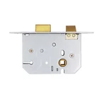 Mortice Lock Mortise Mortice Lock 2277-64PL Anti-saw Deadbolt 3 Lever Heavy Duty Mortise Lever Sash Lockbody