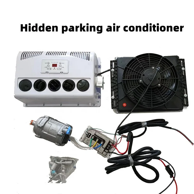 car rooftop air conditioner rv ac dc truck compressor