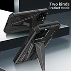 High Quality 2 In 1 Tpu+Pc Combo Shockproof Phone Cover Hidden Magnetic Kickstand Phone Case For IPhone 13