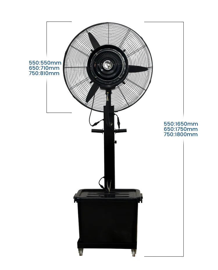 Industrial Misting Fan, Electric Power - detail 2