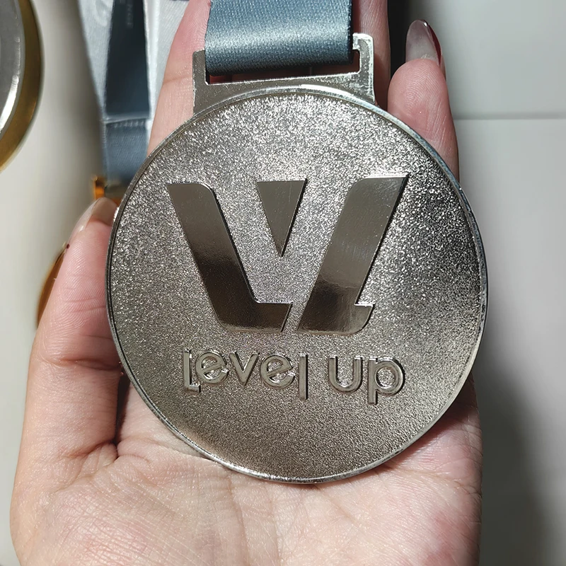 Custom 3D Gold Silver Bronze Zinc Alloy Rhythmic Gymnastics Medal Modern Style Sport Award Medal by Manufacturer supplier