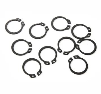 Hot Sale JINGHONG Carbon Steel DIN 471 C Type Snap Rings External Retaining Circlip with Spherical Washer Plain Finish details
