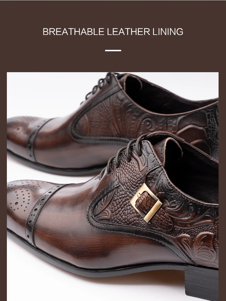 Elegant Autumn and Winter Shoes Classic Dress Shoes Leather Man Formal Shoes