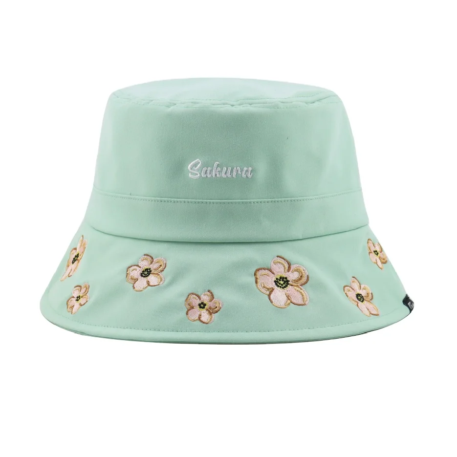 pastel green bucket hat