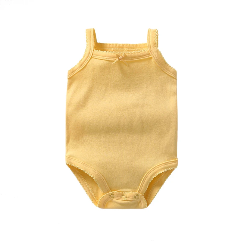 manufacturer baby romper unisex baby sleeveless suspender bodysuit cotton infant baby onesiee