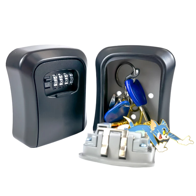 Outdoor Wall Mounted Security Keyless 4 Digital Combination Key Safe