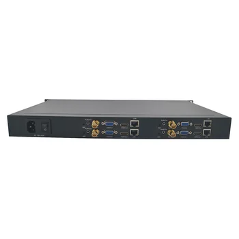 Multi-channel 1U rack SDI Decoder 4ch IP to SDI HDMI VGA CVBS Output Video Decoder