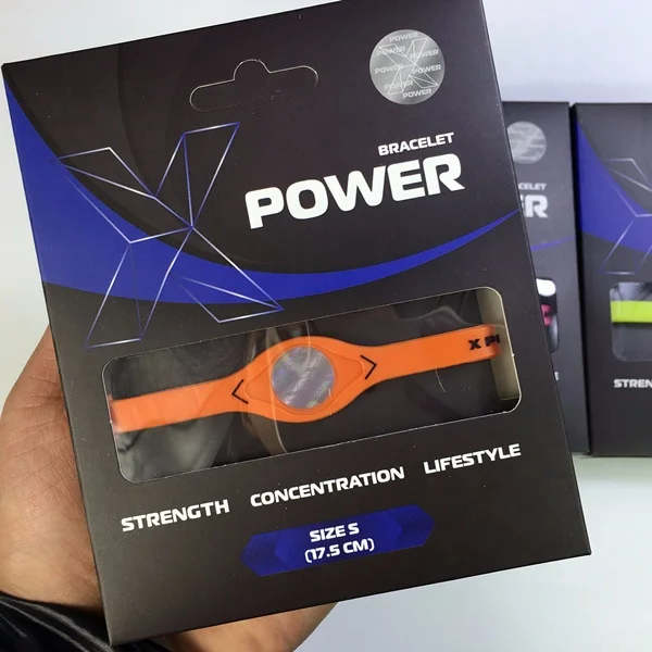 L Xtreme Power Energy Balance Health Fitness Sport Armband 2-Ionen Hologramm Gr 