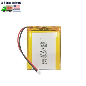 KC polymer lithium battery 955565 5000mAh 18.5Wh for remote control car mobile power charging bank 955565 Li Po