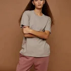 T-shirt Women Short HONGYUAN Quickly Dry Casual T-Shirt Women Short Sleeve Custom Summer Solid T-Shirt