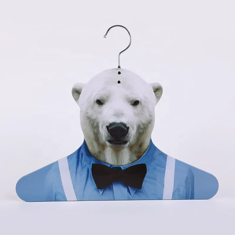 Portable Space Saving Paper Clothes Hanger Modern Style For Pet And Clothing Store