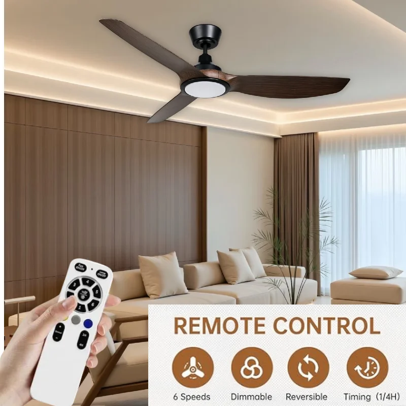 Ceiling Fan, 52-Inch, LED, ABS, 220V - detail 18