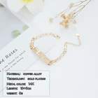Gold Bracelet Bracelets Brass Gold Color Religious Bracelet Charm Catholic Bracelets