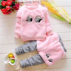 Sets Girls Casual Winter Comfortable Cute Cartoon Clothes Kids Clothing Sets Girls Wholesale Autumn