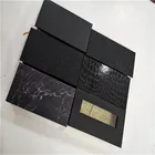 China Manufacture Black Plastic Packaging Diamond Eyelash Box With Fast Shipping