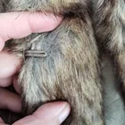 Coat Down Coat Brown Color Polyester Women's Jacket Winter Coat For Ladies Women Faux Fur Coat