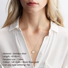 Friend Fashion Accessories Eyes Wink Pendant Necklaces Best Friend Gift Girls Engraved Jewelry