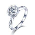 Ring SKA Supplier Jewelry Design 18K Gold Moissanite Ring Customized Wedding Engagement Ring