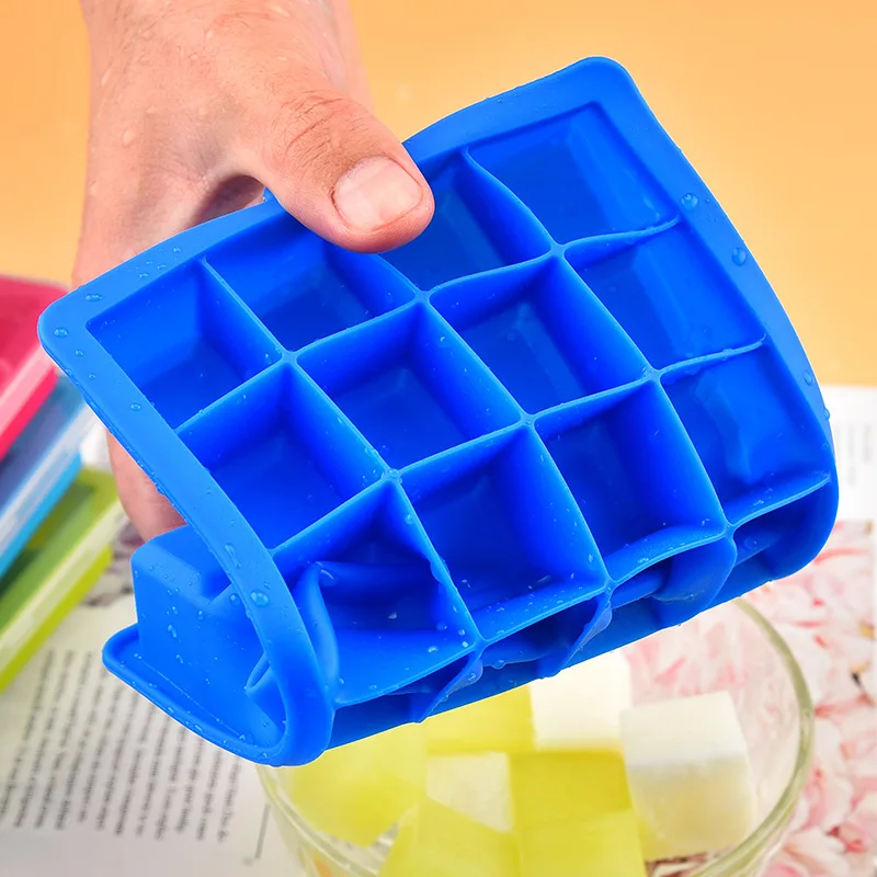 Hot Selling Silicone Large Ice Cube Tray Ice Cube Trays For Freezer With Lids Mini Ice Cube Maker