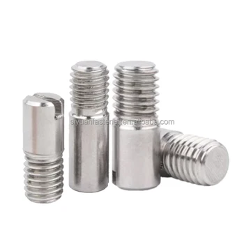 M1 M1.2 M1.6 M2 M2.5 M3 Stainless Steel Slotted Headless Screws Slotted Thread Pins ISO 2342