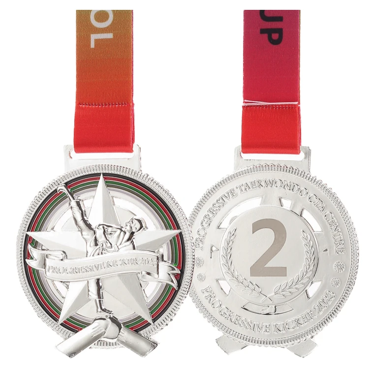 Manufacturer Customized Karate Judo Jiu Jitsu Taekwondo Kung Fu Sports Award Medals manufacture
