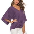 Shirt T Bat Shirt Design Casual Women Short Sleeve Ruffle Shirt Korean Style T Shirt For Women