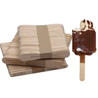 Sticks Flat Stick Flat Wood Sticks Engraving Hot Stamp Natural Wood Craft Sticks Birchwood Flat Ice Cream Stick