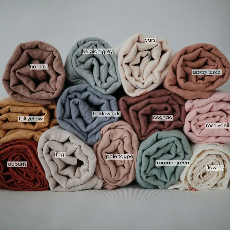 solid color swaddle blankets