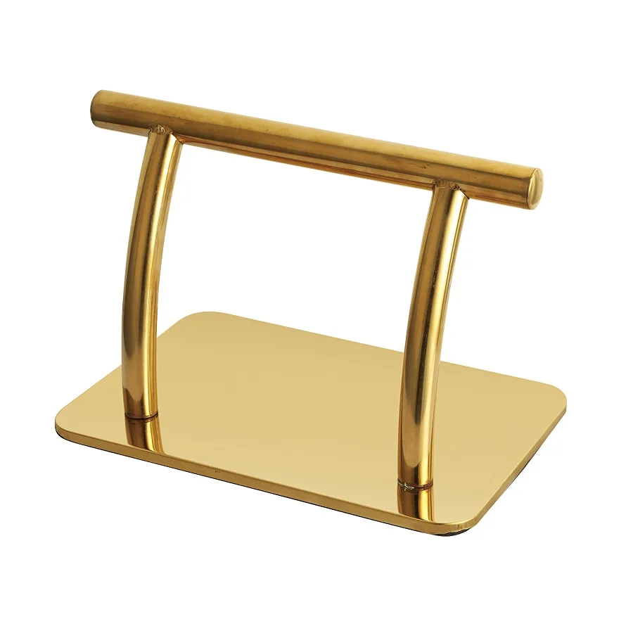 gold salon footrest