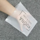 Bag Hair Hot Selling Slide Compostable Zipper Lock Bag Transparent Zipper Bag Pvc Hair Extension Bag With Gold Logo