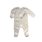 Clothes Baby Wholesale Cotton Clothes Winter Baby Jumpsuit Newborn Long Sleeve Baby Pajamas Interlock 001