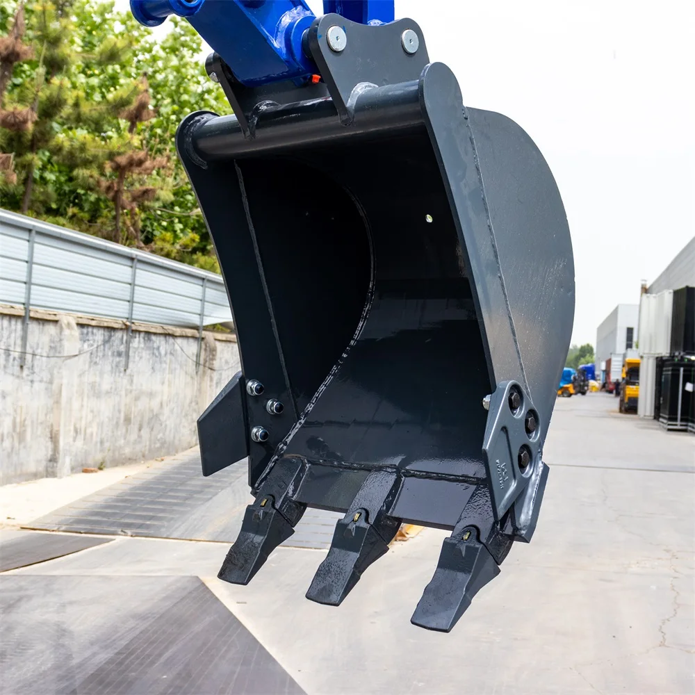 product heavy duty 2500kg earth moving machine with bagger attachment small excavator for trenching landscaping ce certified-8