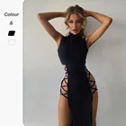 Skirt 2021 Summer New Vest Strappy Skirt High Slit Strap Dress Women Sexy