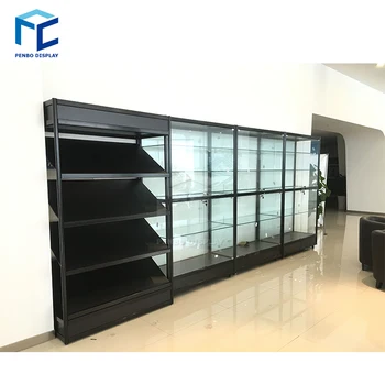 Display cabinet glass showcase shelf cabinet products merchandise cosmetics display cabinet gift jewelry display stand boutique