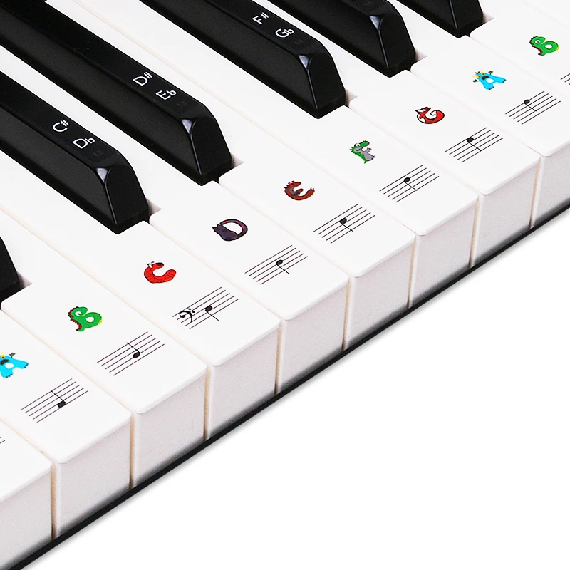 37/49/54/61/88 Keys Piano Universal Waterproof And Scratch Resistant Cartoon  Piano Keyboard Stickers - Buy Cartoon Piano Keyboard Stickers,37/49/54/61/88  Keys Piano Universal Sticker,Waterproof And Scratch Resistant Cartoon Piano Keyboard  Stickers ...