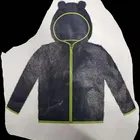 Girl Boy's Fashion Girl Casual Boy's Hooded Coral Cashmere Zipper Shirt