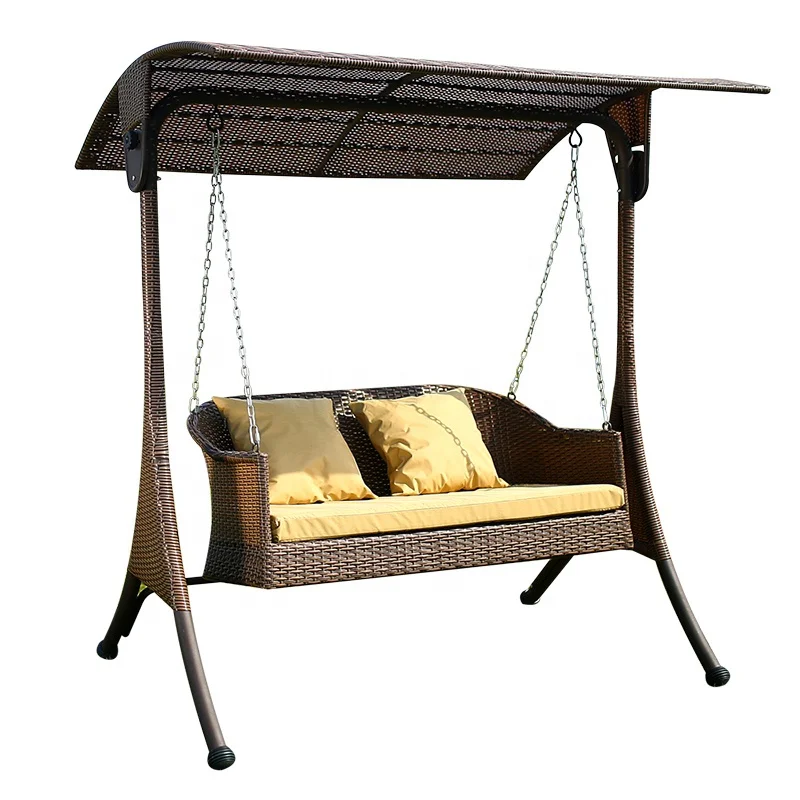 wrought iron swing set